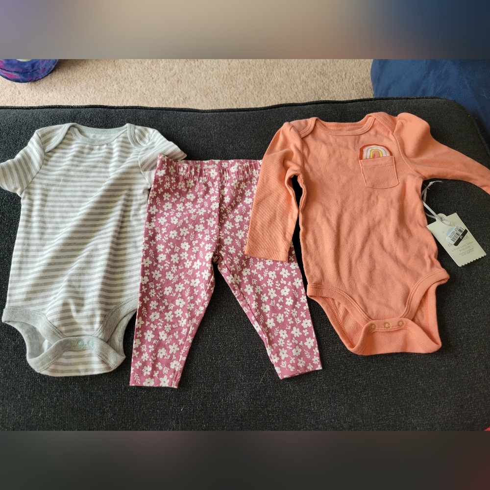 NWOT Baby 3 Piece Clothing Bundle